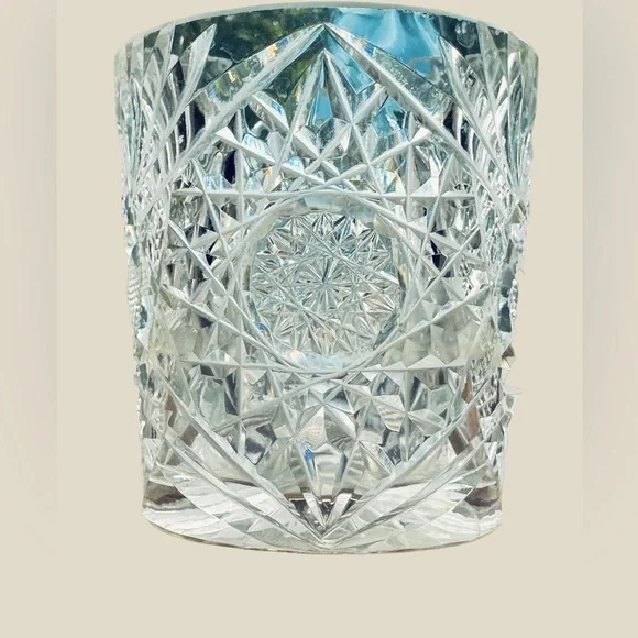 Elegant Vintage Cut Crystal Glass Drinking Glass - Picture 2 of 3